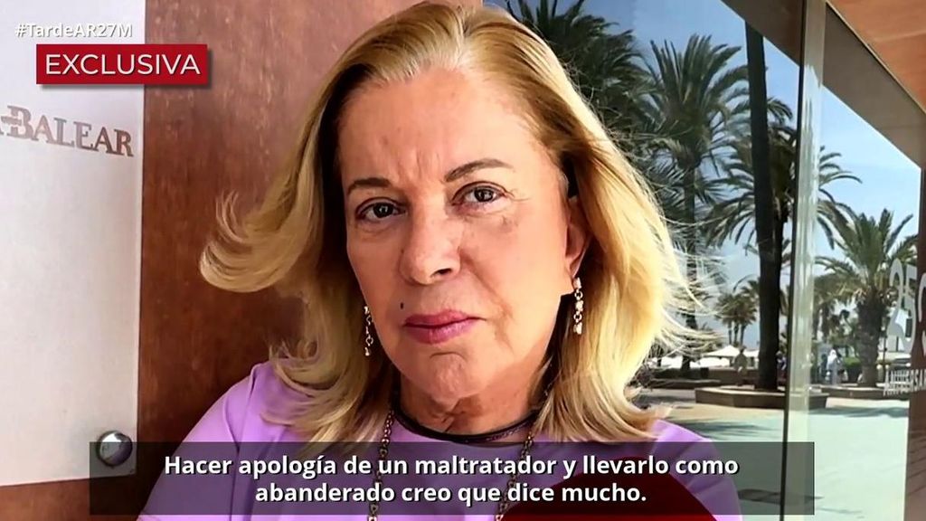 Bárbara Rey charges against her son, Ángel Cristo Jr.: "Making an apology for an abuser and carrying him as a standard-bearer, I think, says a lot."